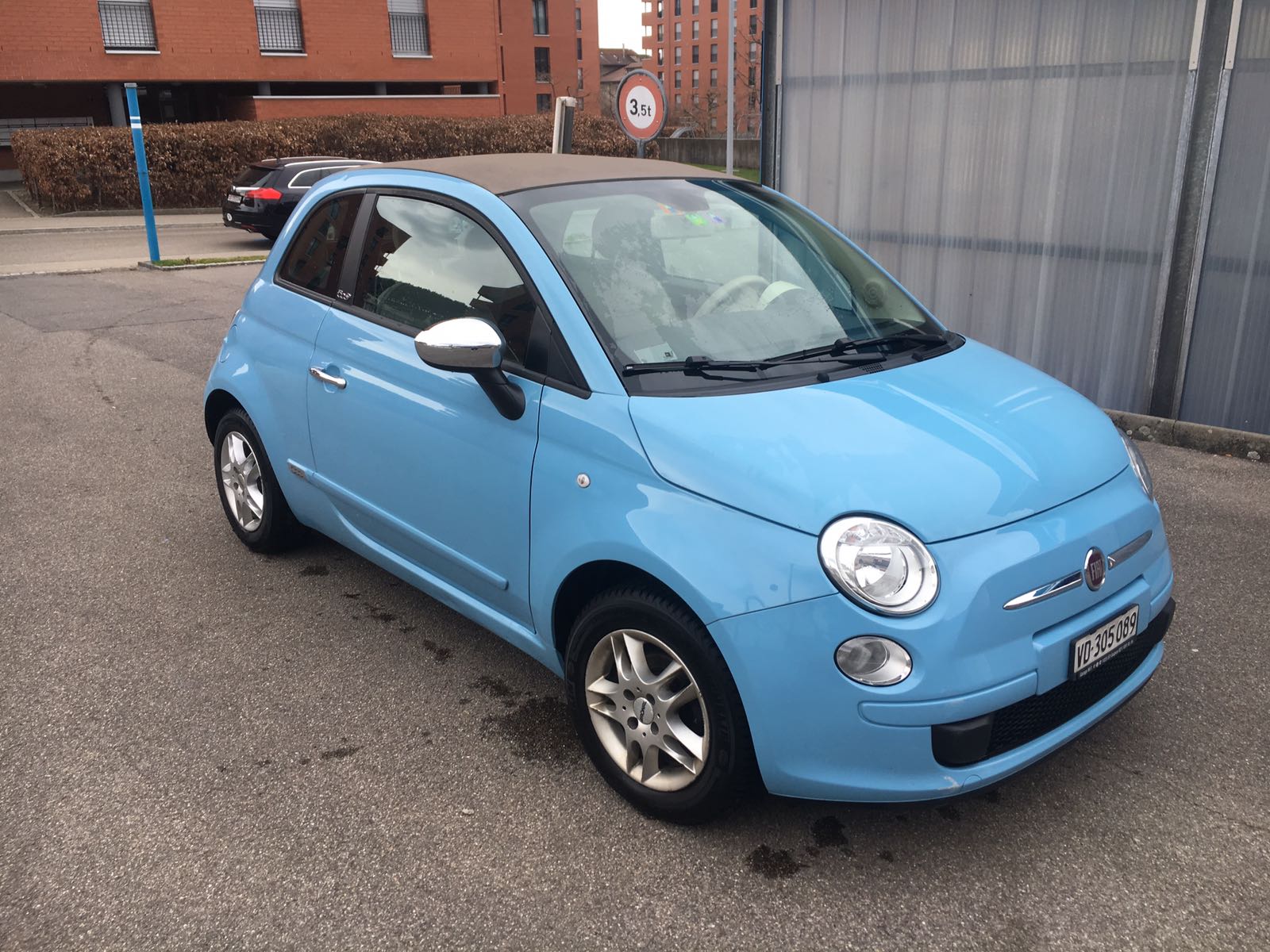 Auto occasion FIAT  500  C 1 2 Bleu  Saint Gall VenteAuto ch